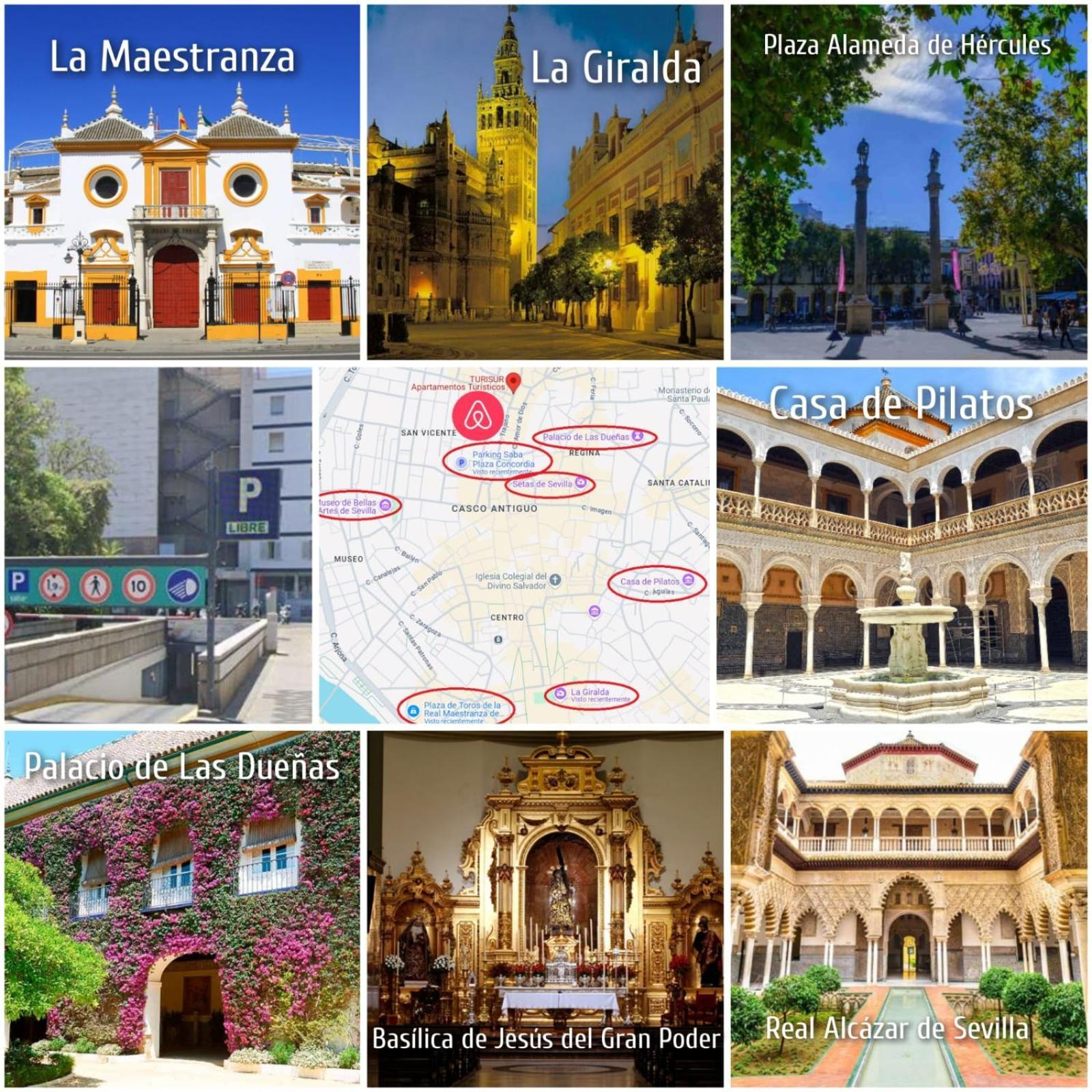 Apartamento En Sevilla Centro Con Vistas A La Plaza Alameda De Hercules - Hasta 7 Personas Luaran gambar